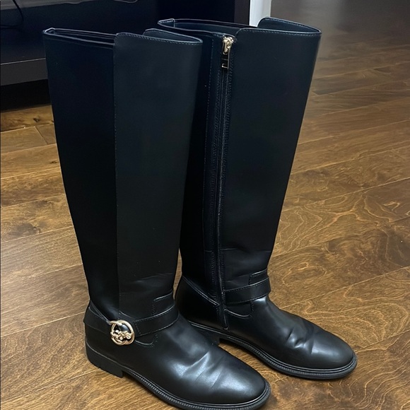 Coach Black Knee-High Boots - Picture 1 of 15